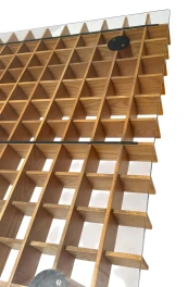 XL Kyoto Graphic Coffee Table by Gianfranco Frattini for Ghianda / Knoll, 1974